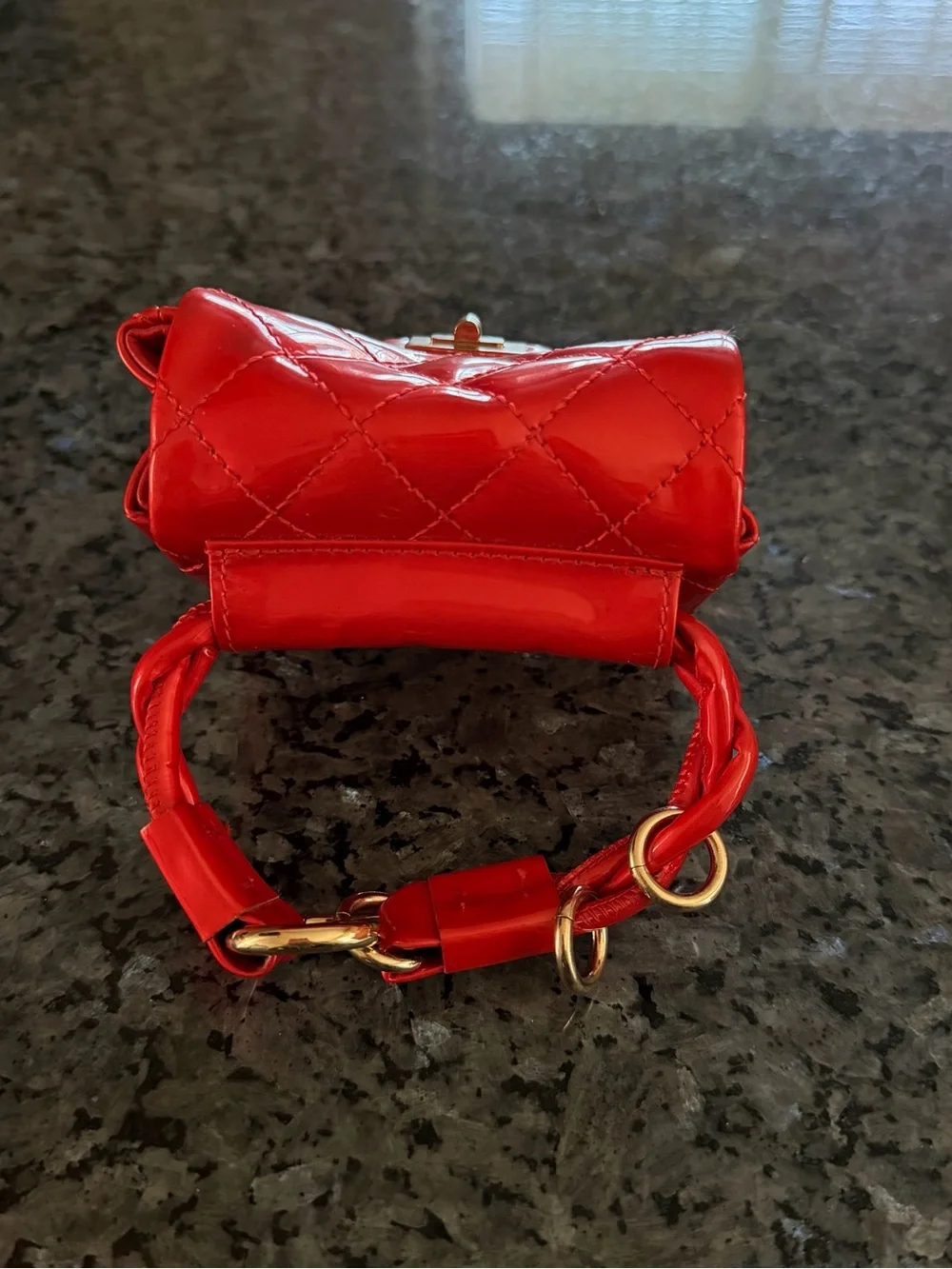 CHANEL ankle monitor bag